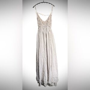 Wishlist Light Cream Textured Dress